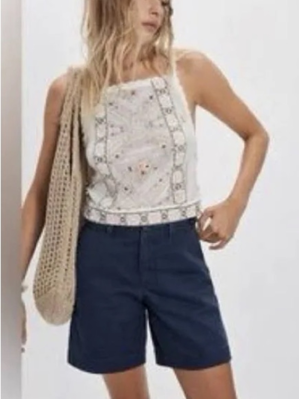 Free People Riverside Bermuda Shorts